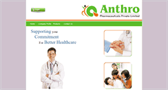 Desktop Screenshot of anthropharmaceuticals.com